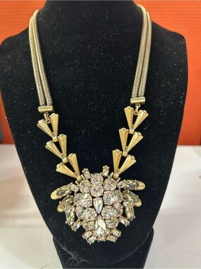 J. Crew chevron starburst necklace